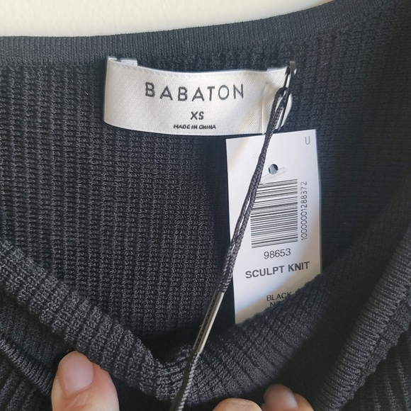 Artizia Babaton,‎ Sculpt Knit Ribbed One-Shoulder Dress, Size XS - Picture 5 of 6